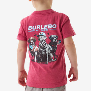 Youth Burlebo Tee- American Dogs