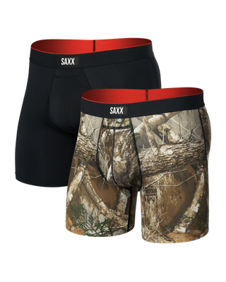 Saxx Multi-Sport Mesh Boxer Brief Fly 2 Pack