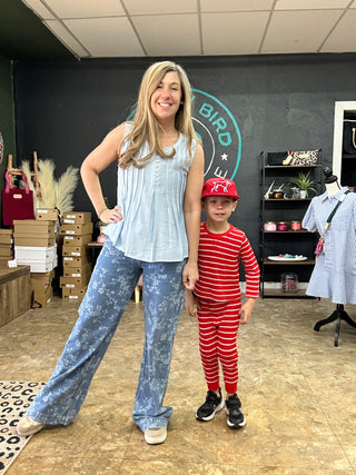 Vervet Vintage Floral Pants