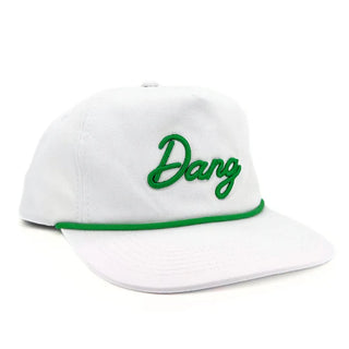 Dang Dirty Word Hat Cloth White And Green