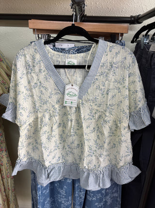 Jordan Vintage Blue Top