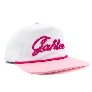 Gahlee Dirty Word Hat White & Pink