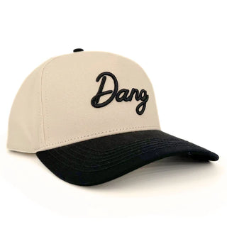 Dang Dirty Word Hat Natural & Black