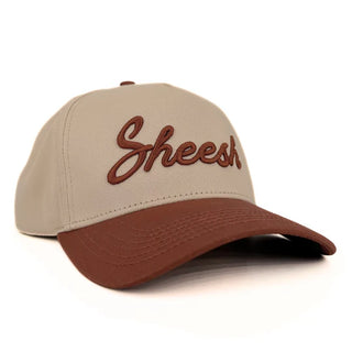 Sheesh Dirty Word Hat Khaki & Brown