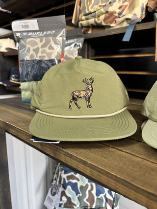 Classic Rope Hat White Tail