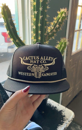 Cactus Alley 6 Shooter Skull Snapback Cap