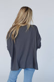 Rosemary Top - Charcoal