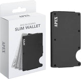 RFID Blocking Minimalist Scratch Resistant Slim Credit Card: Carbon