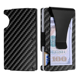 RFID Blocking Minimalist Scratch Resistant Slim Credit Card: Carbon