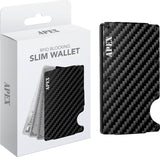 RFID Blocking Minimalist Scratch Resistant Slim Credit Card: Carbon