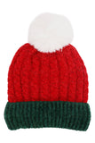 Stripe Chenille Knitted Fleece Lined Beanie: ASSORTED / ONE SIZE