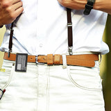 RFID Blocking Minimalist Scratch Resistant Slim Credit Card: Brown