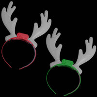 10'' Holiday Light-Up Reindeer Antlers For Kids & Toddlers